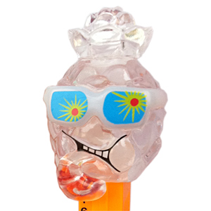 PEZ - Minnesota PEZ 2011 - Sour Pineapple - Clear Crystal Head