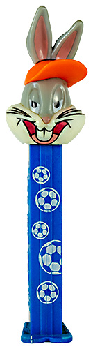 PEZ - Football Bugs Bunny "Footballer Bugs" - Eyes Half Open