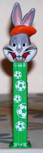 PEZ - Football Bugs Bunny "Footballer Bugs" - Eyes Half Open