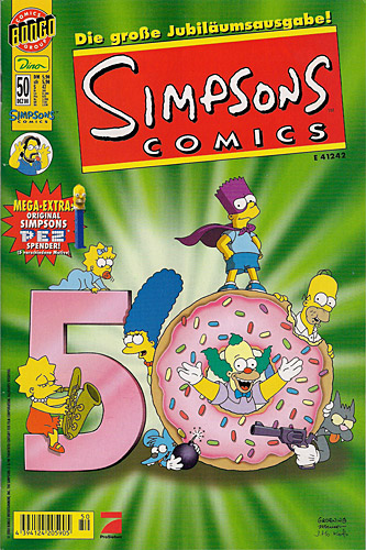 PEZ - Books - Comics - Simpsons Comics 50