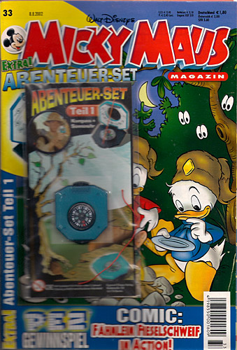 PEZ - Books - Comics - Micky Maus Magazin 33/2002