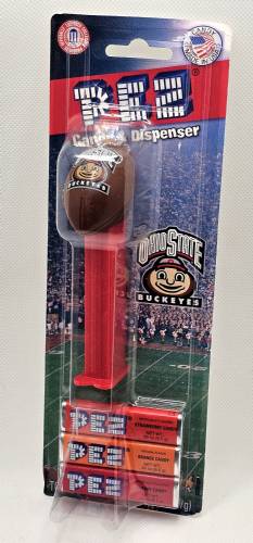 PEZ - NCAA Football - Mascot - Ohio State University Brutus Buckeye