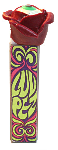 PEZ - PEZ Miscellaneous - Psychedelic Flower - Burgundy Flower - A