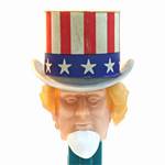 PEZ - Uncle Sam  Light Face, Yellow Hair