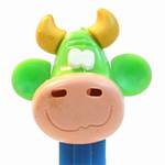 PEZ - Cow B Green/Yellow/Pink/Green