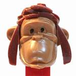 PEZ - King Louie  Tan Brown Head, Brown Hair