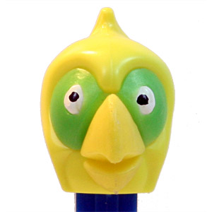 PEZ - Merry Music Makers - Parrot Whistle - Yellow Head, Yellow Beak