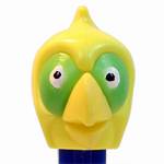 PEZ - Parrot Whistle  Yellow Head, Yellow Beak