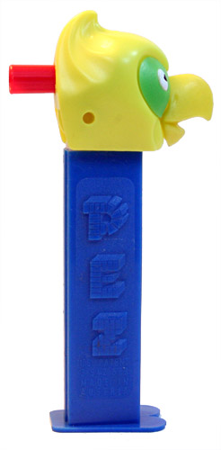 PEZ - Merry Music Makers - Parrot Whistle - Yellow Head, Yellow Beak