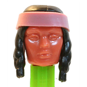 PEZ - Bi-Centennial - Indian Squaw - Club Med Head