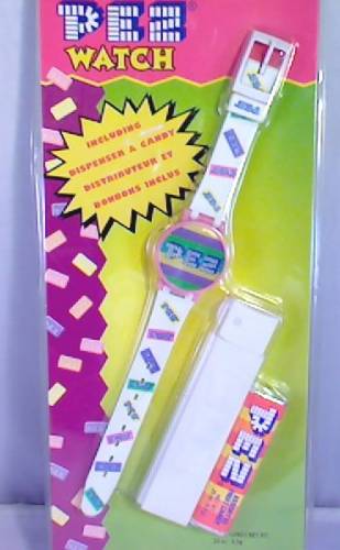 PEZ - Watches and Clocks - Regular Remake with watch - Clear/Grey wrist band with regular