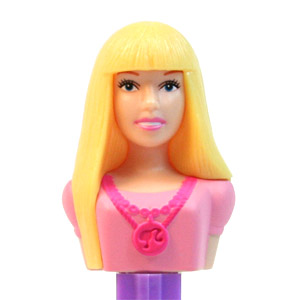 PEZ - Brand Characters - Barbie - Serie 1 - Barbie with necklace