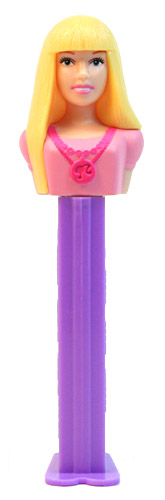 PEZ - Brand Characters - Barbie - Serie 1 - Barbie with necklace