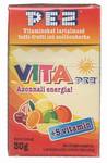 PEZ - VITA rainbow stripes, black font