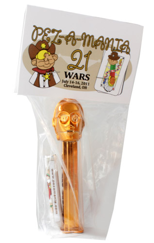 PEZ - Convention - PEZAMANIA - 2011 - C-3PO - Metallic Gold Head