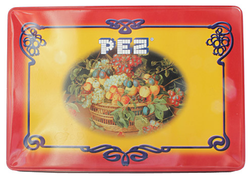 PEZ - Tin Boxes - Fruit painting