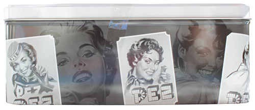 PEZ - Tin Boxes - PEZ Lady - black/white