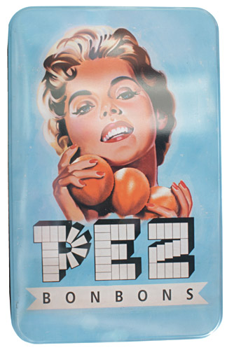 PEZ - Tin Boxes - Bonbons Orange