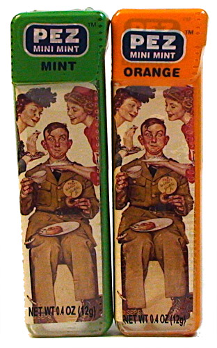 PEZ - Mini Mints - Norman Rockwell - USO Volunteers