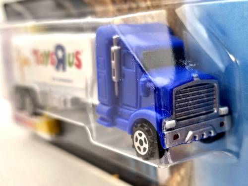 PEZ - Advertising Toys"R"Us - Truck - Blue cab, white trailer