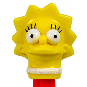 PEZ - Simpsons - Lisa Simpson - Fox 2006 copyright