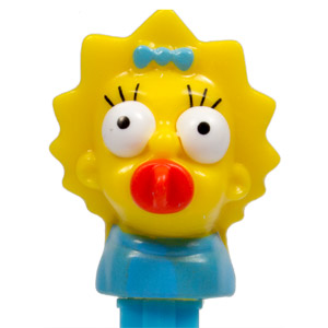 PEZ - Simpsons - Maggie Simpson - Fox 2006 copyright