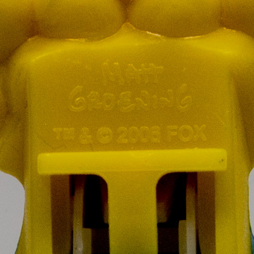 PEZ - Simpsons - Maggie Simpson - Fox 2006 copyright