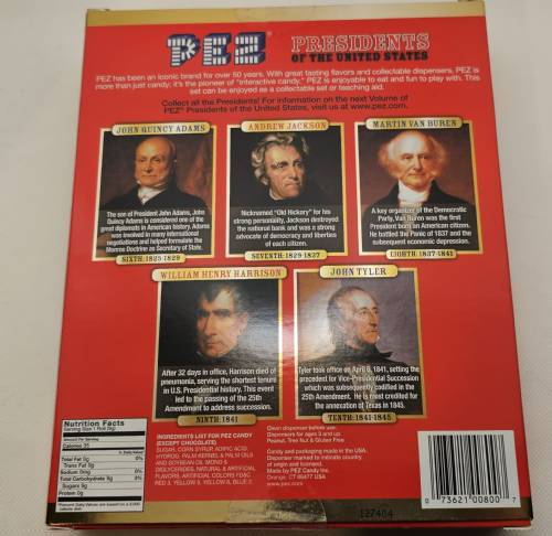 PEZ - US Presidents - Presidents Volume 2: 1825-1845