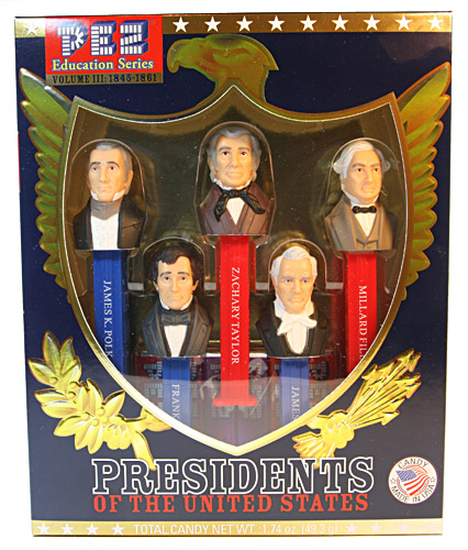 PEZ - US Presidents - Presidents Volume 3: 1845-1861