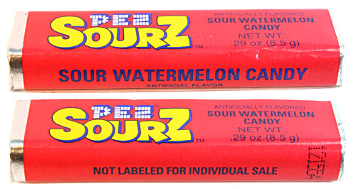 PEZ - Major Types - US Plain - US Sourz - US 12.1