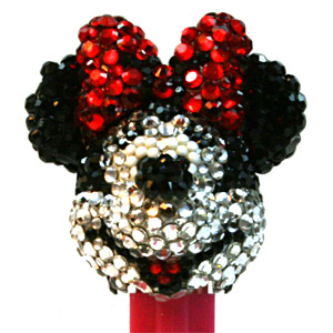 PEZ - Disney Classic - Minnie Mouse - Swarovski Crystals Head