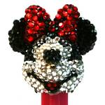 PEZ - Minnie Mouse  Swarovski Crystals Head