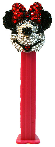 PEZ - Disney Classic - Minnie Mouse - Swarovski Crystals Head