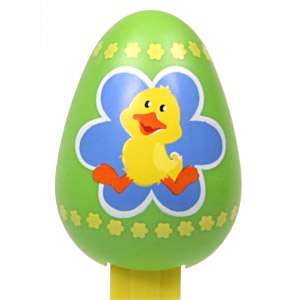 PEZ - Easter - Egg - Green with chicken