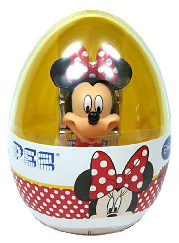 PEZ - Disney Classic - 2013 Mini Egg - Minnie Mouse - red bow white dots - D