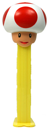 PEZ - Animated Movies and Series - Nintendo - Toad - nude neck