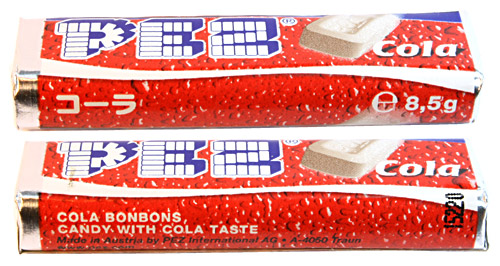 PEZ - Recent Types - Cola - Cola - 3 languages - pez.com