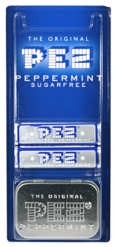 PEZ - Tin Boxes - Nostalgia Box - Silver Metall