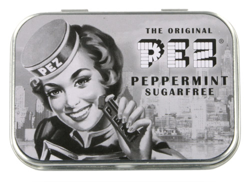 PEZ - Tin Boxes - Nostalgia Box - Black/White