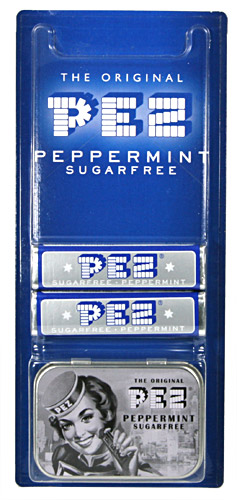 PEZ - Tin Boxes - Nostalgia Box - Black/White