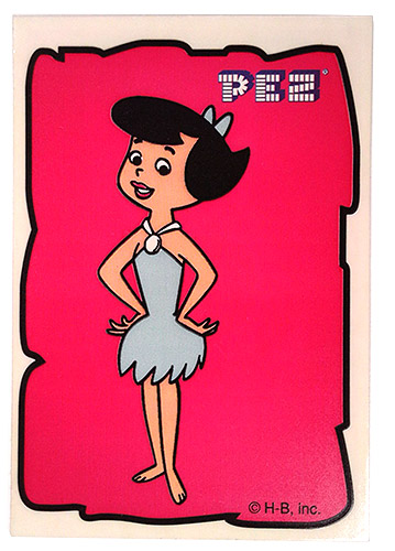 PEZ - Stickers - Flintstones - Large - Betty Rubble