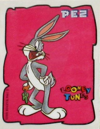 PEZ - Stickers - Looney Tunes - White border - Bugs Bunny