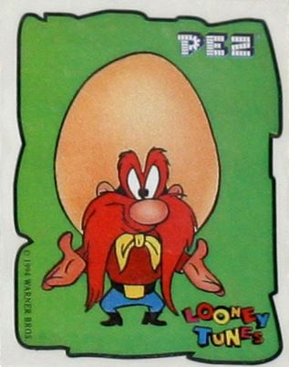 PEZ - Stickers - Looney Tunes - White border - Yosemite Sam