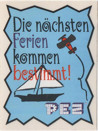 PEZ - Stickers - School - Die Ferien