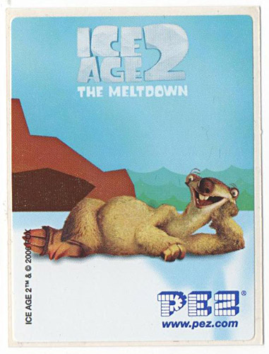 PEZ - Stickers - Ice Age 2 - Sid