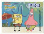 PEZ - SpongeBob and Patrick Star with sunshade  