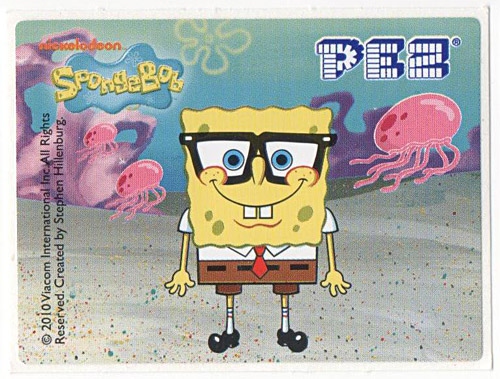 PEZ - SpongeBob SquarePants - 2010 - SpongeBob with glasses