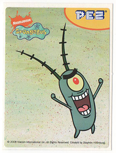 PEZ - SpongeBob SquarePants - 2008 - Sheldon J. Plankton
