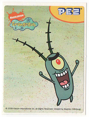 PEZ - SpongeBob SquarePants - 2008 - Sheldon J. Plankton
