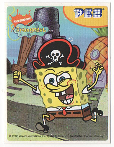 PEZ - SpongeBob SquarePants - 2008 - SpongeBob as pirate